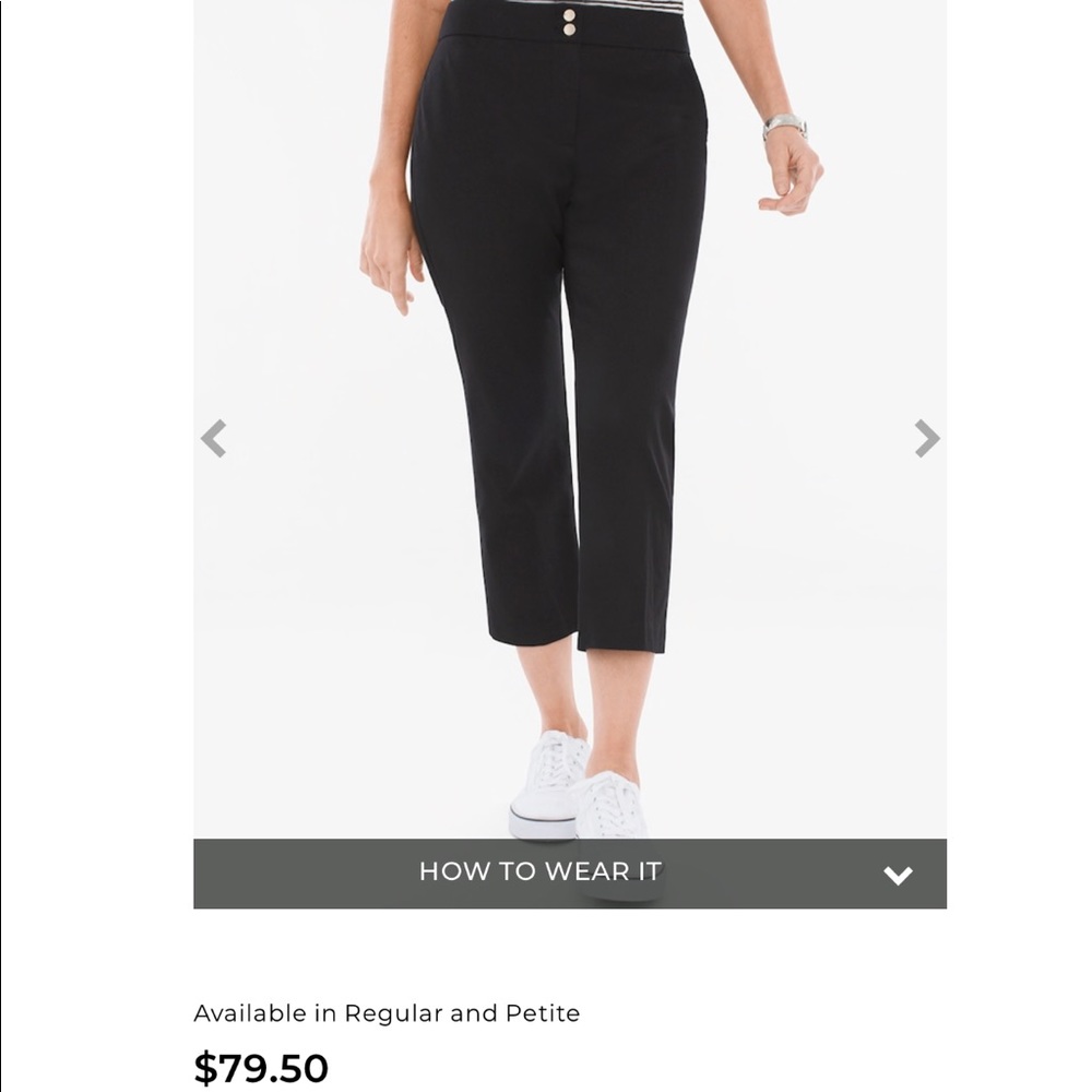 NWOT Various Chico’s Capri And Black Pants - Picture 9 of 10